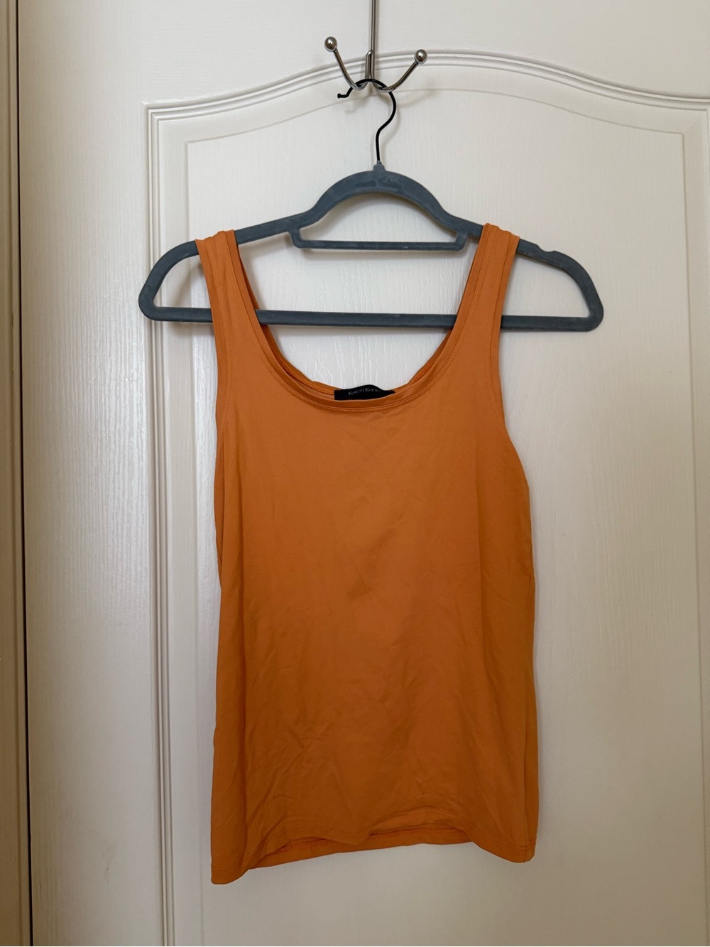 Karen Kane Women's Orange Scoop Neck Tank